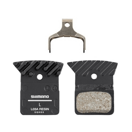 Shimano L03A-RF Resin Disc Brake Pads w/Spring Cooling Fin XT Ultegra