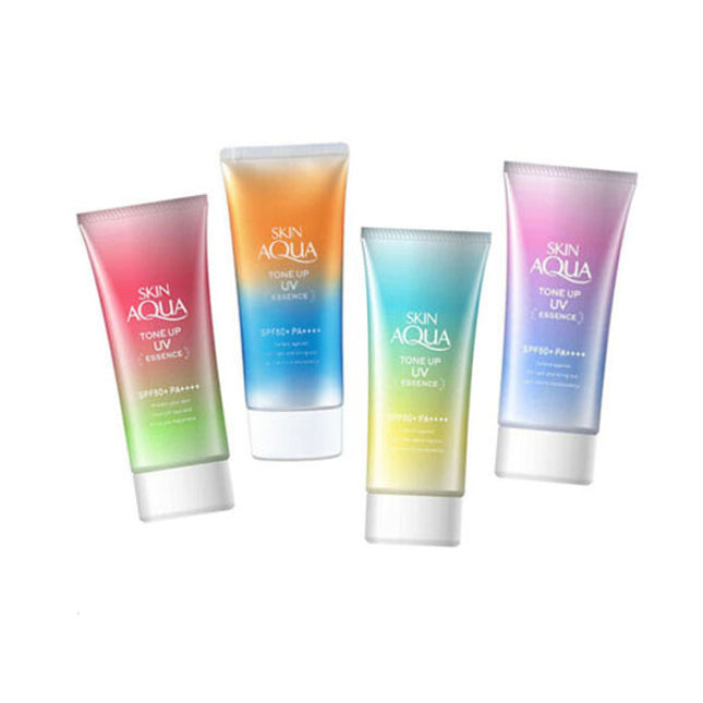 Rohto Skin AQUA Tone Up UV Essence Sunscreen 80g SPF 50+ PA++++
