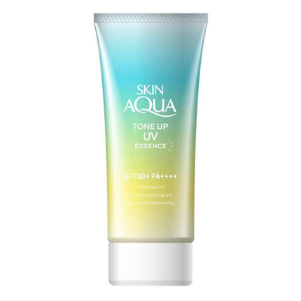Rohto Skin AQUA Tone Up UV Essence Sunscreen 80g SPF 50+ PA++++