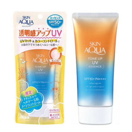 Rohto Skin AQUA Tone Up UV Essence Sunscreen 80g SPF 50+ PA++++