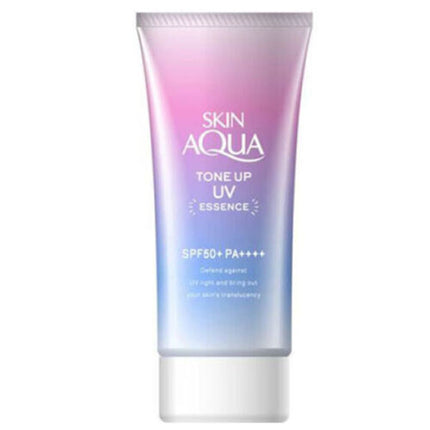 Rohto Skin AQUA Tone Up UV Essence Sunscreen 80g SPF 50+ PA++++