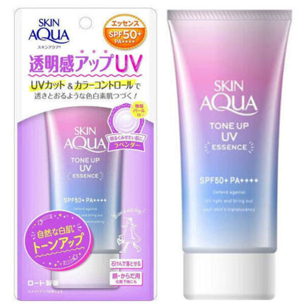 Rohto Skin AQUA Tone Up UV Essence Sunscreen 80g SPF 50+ PA++++