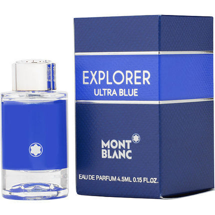 Mini Explorer Ultra Blue by Mont Blanc 0.15 oz EDP Cologne for Men New In Box