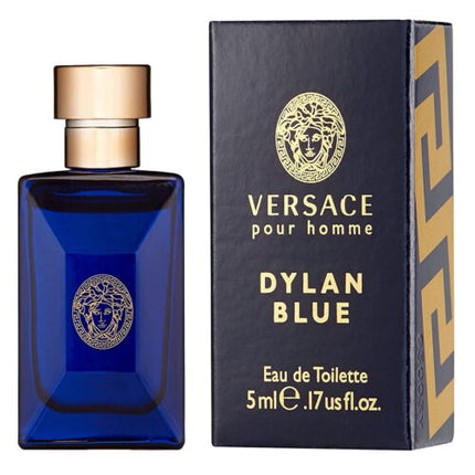 Mini Versace Pour Homme Dylan Blue 0.17 oz Cologne for Men Brand New In Box